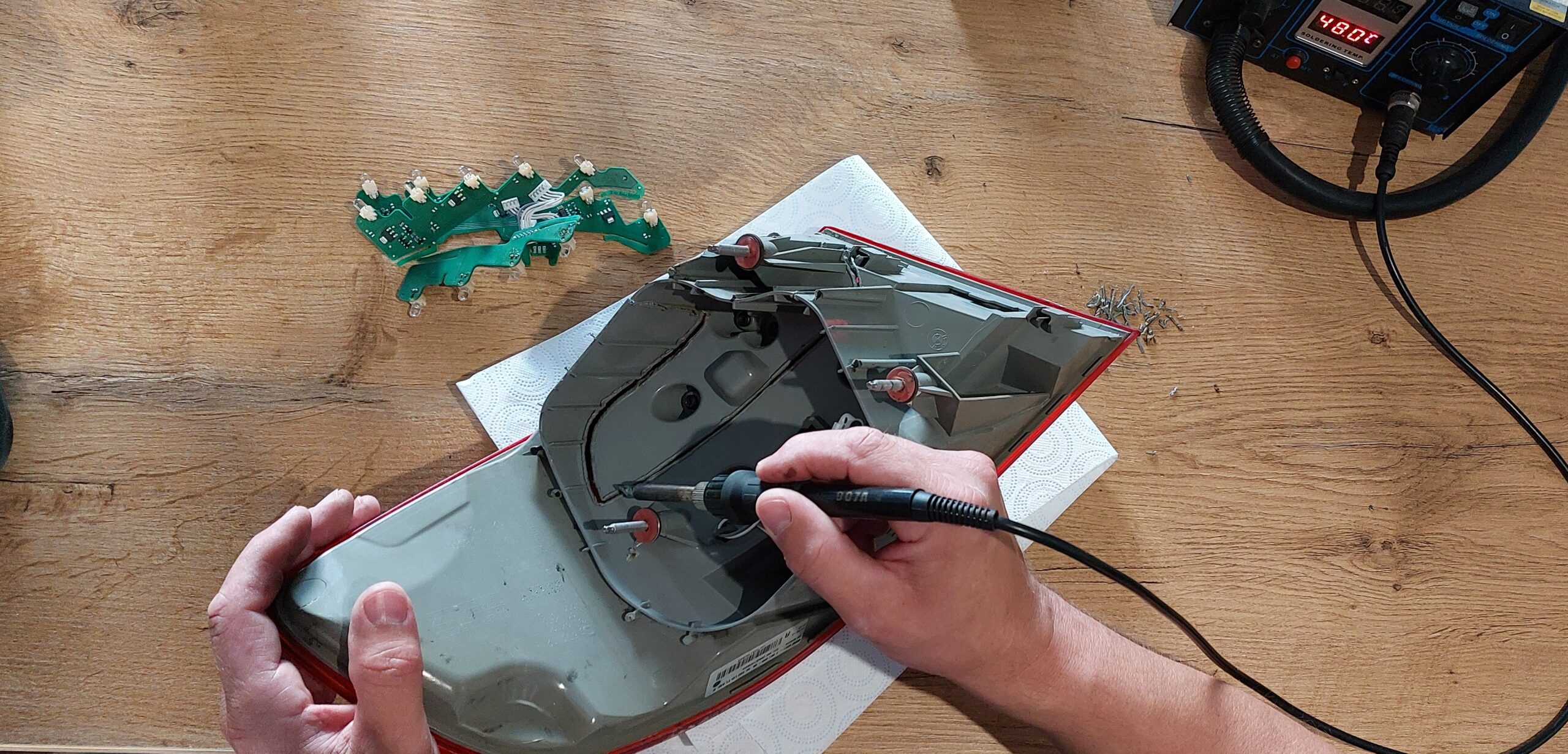 konwersja kierunkowskazów auto z USA